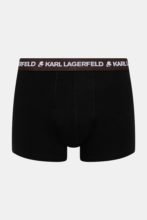 Îmbrăcăminte Karl Lagerfeld boxeri bărbați din bumbac cu elastan pachet de 3 A1M47021 negru