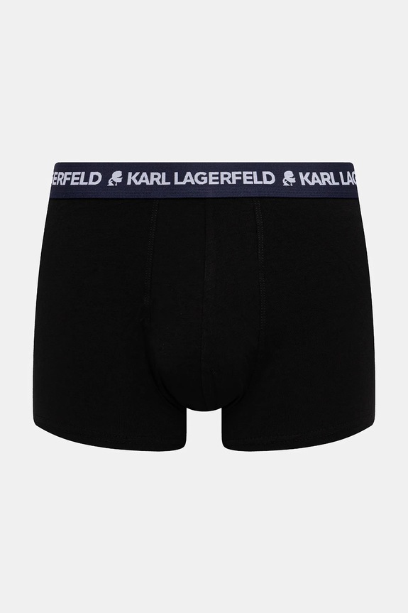 Karl Lagerfeld boxeri bărbați din bumbac cu elastan pachet de 3 negru A1M47021