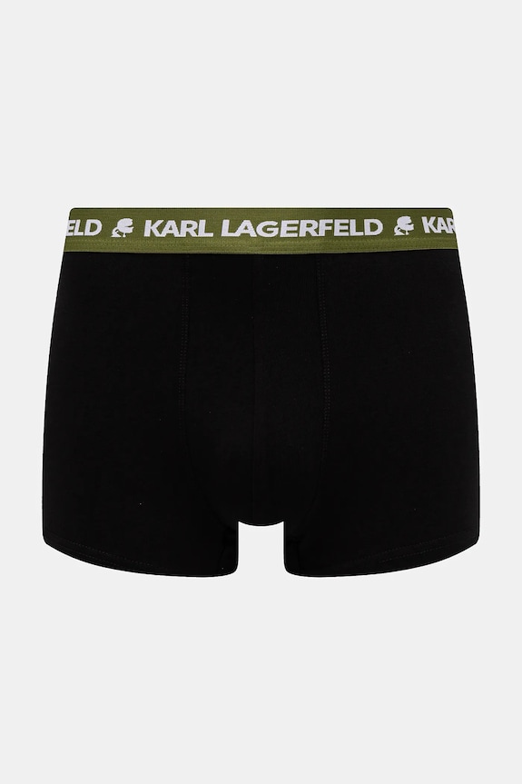 Oblečenie Karl Lagerfeld boxerky pánske bavlnené s elastanom 3-pak A1M47021 čierna