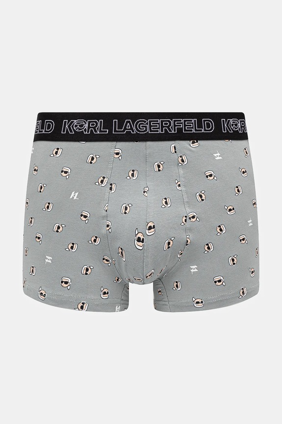 Karl Lagerfeld boxeralsó 3 db A1M47042 szürke SS25