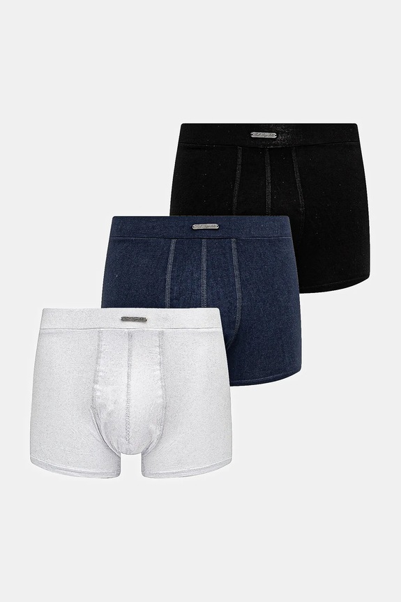 Karl Lagerfeld boxeri 3-pack tricotaj bleumarin A1M47073