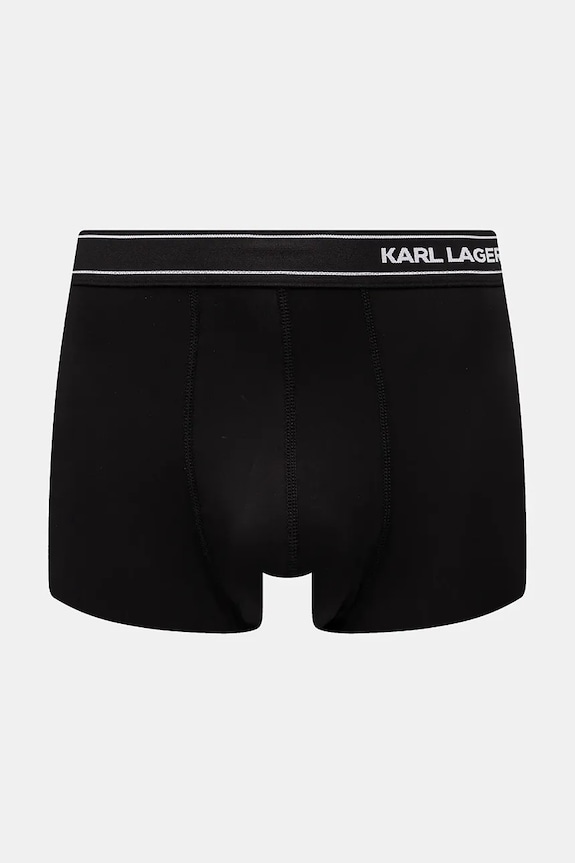 Boxerky Karl Lagerfeld 3-pak čierna A1M47084