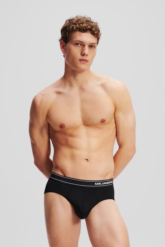 Karl Lagerfeld alsónadrág 3 db A1M47085 fekete SS25