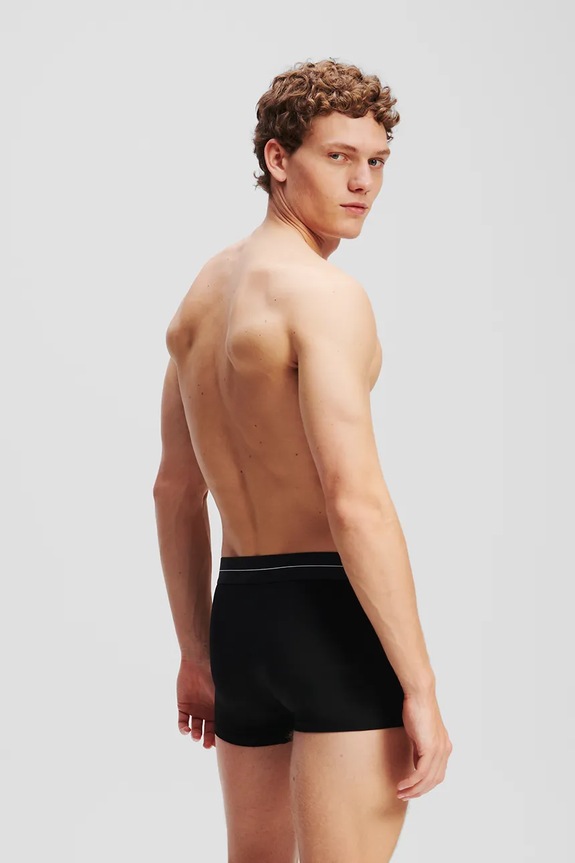 Oblečenie Boxerky Karl Lagerfeld 3-pak A1M47089 čierna
