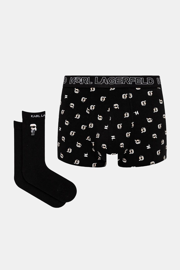 Karl Lagerfeld bokserki dzianina czarny A1M47109