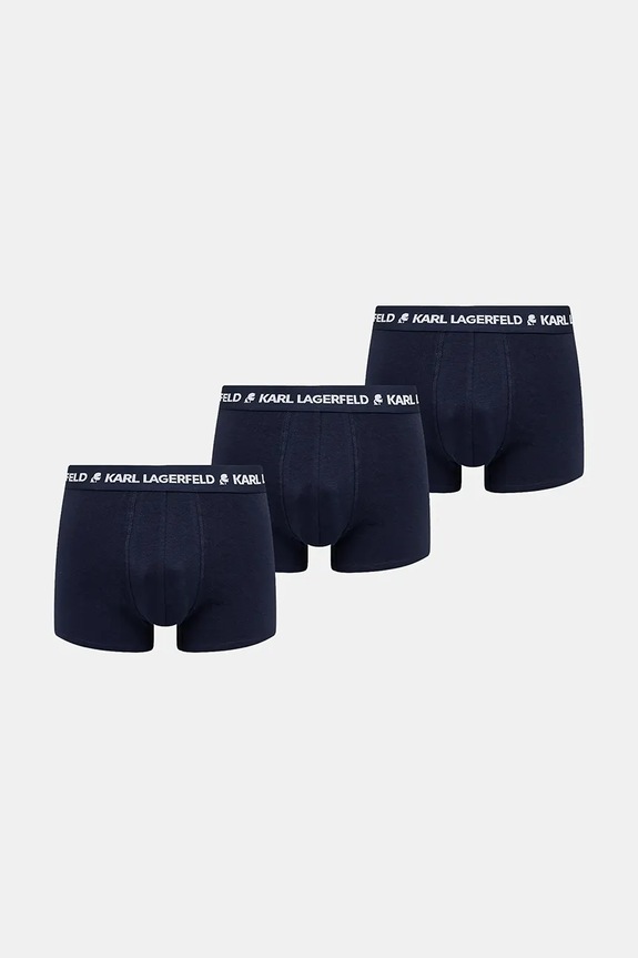 Karl Lagerfeld boxer pacco da 3 boxer aderenti blu navy A1M47151