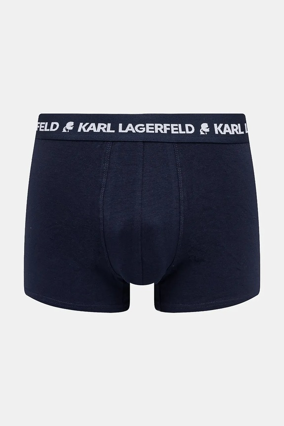 Karl Lagerfeld boxer pacco da 3 blu navy A1M47151