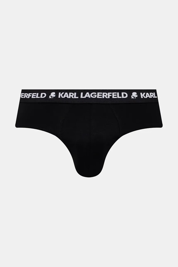 Slipy Karl Lagerfeld 3-pak čierna A1M47152