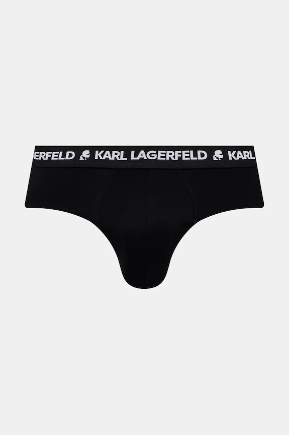 Slipy Karl Lagerfeld 3-pak čierna A1M47152