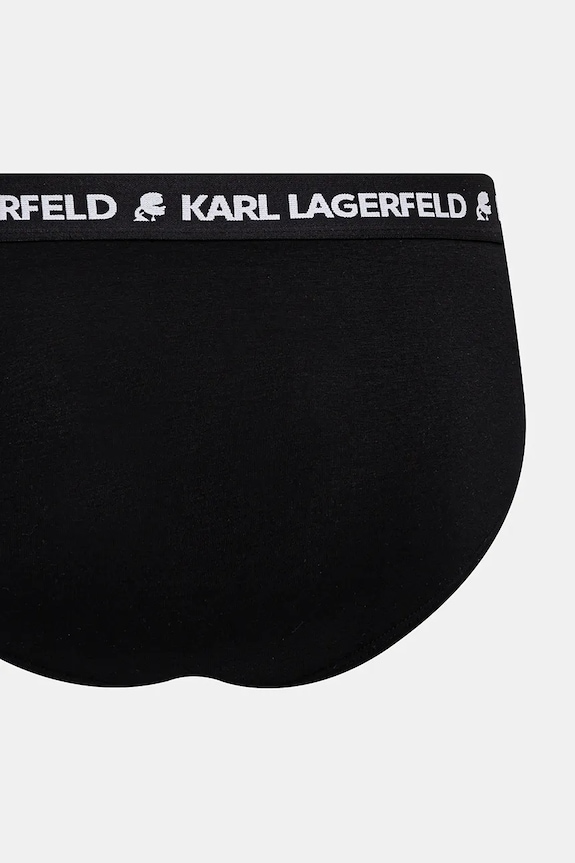 Slipy Karl Lagerfeld 3-pak A1M47152 čierna
