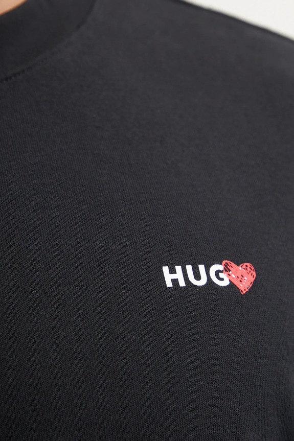 Mikina s kapucňou HUGO 50532027 čierna
