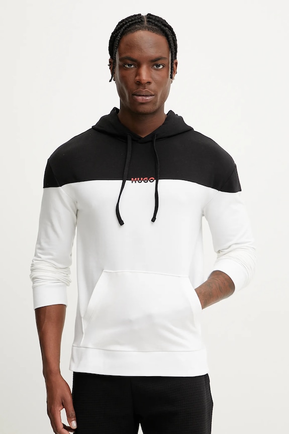 HUGO bluza z elastanem czarny 50532301