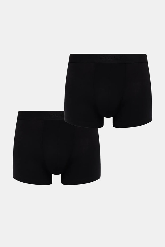 BOSS boxeri BoxerBr 2P UltraSoft 2-pack boxeri negru 50475677
