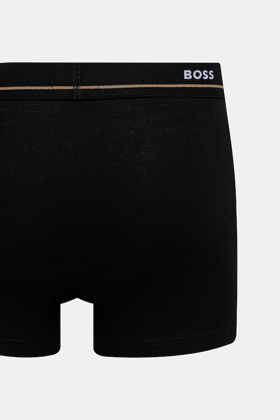 BOSS boxeri bărbați din bumbac cu elastan Trunk 5P Essential pachet de 5 50531660