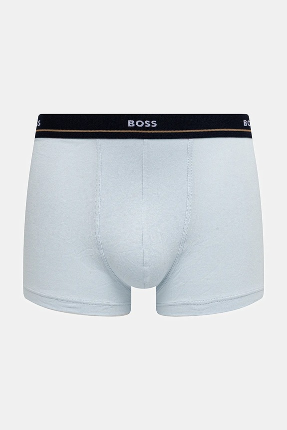 Îmbrăcăminte BOSS boxeri bărbați din bumbac cu elastan Trunk 5P Essential pachet de 5 50531660 bleumarin
