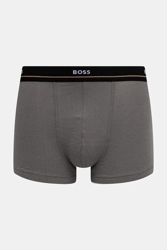 BOSS boxeri bărbați din bumbac cu elastan Trunk 5P Essential pachet de 5 bleumarin 50531660