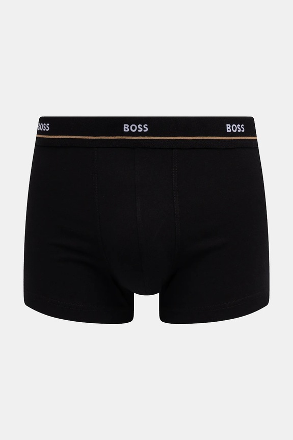 Îmbrăcăminte BOSS boxeri bărbătești din bumbac cu elastan Trunk 5P Essential pachet de 5 50531660 negru