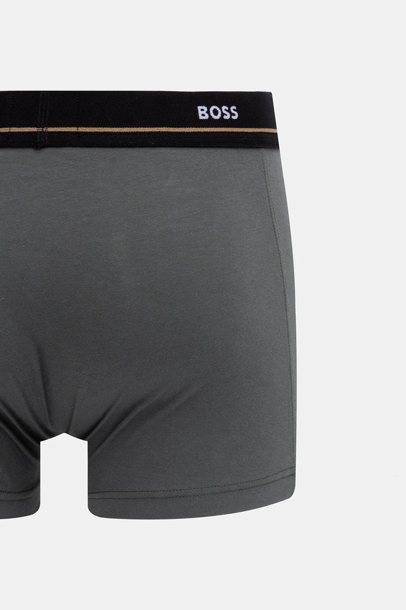 BOSS boxeri bărbătești din bumbac cu elastan Trunk 5P Essential pachet de 5 50531660