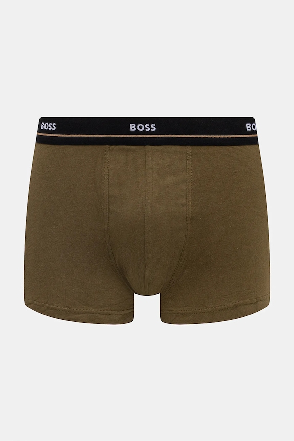 Ρούχα BOSS Ανδρικό μποξεράκι βαμβακερό με ελαστάν Trunk 5P Essential 5-pack 50531660 μαύρο