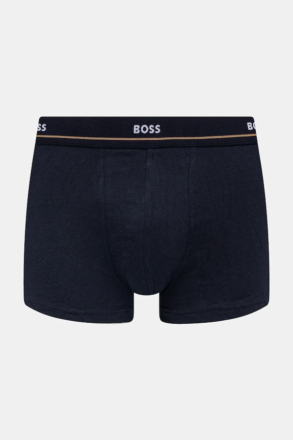 BOSS Ανδρικό μποξεράκι βαμβακερό με ελαστάν Trunk 5P Essential 5-pack μαύρο 50531660