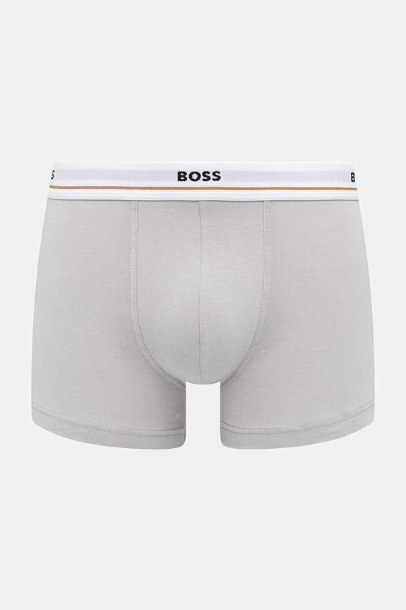 BOSS boxerky pánske bavlnené s elastanom Trunk 5-pak 50531660 čierna SS26