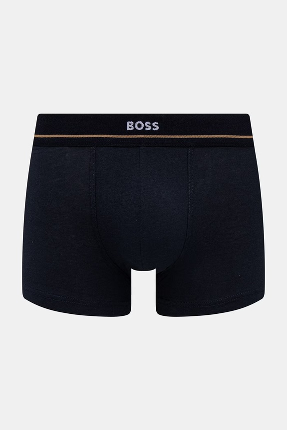 BOSS boxerky pánske bavlnené s elastanom Trunk 5-pak čierna 50531660