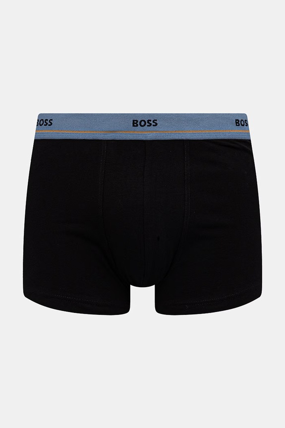 Oblečení BOSS boxerky pánské bavlněné s elastanem Trunk 5P Essential 5-pack 50531660 černá
