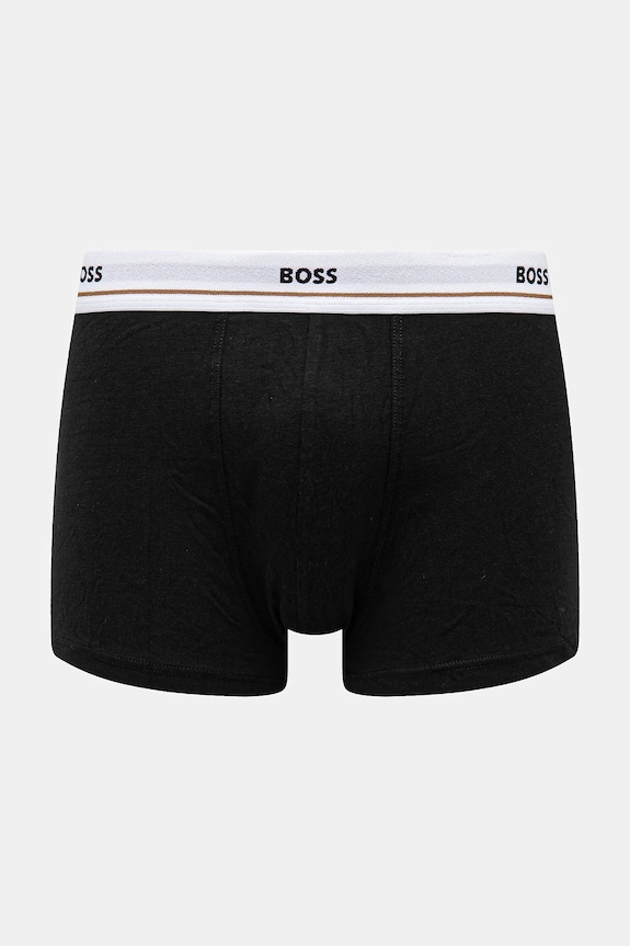 BOSS bokserki męskie bawełniane z elastanem Trunk 5P Essential 5-pack czarny 50531660