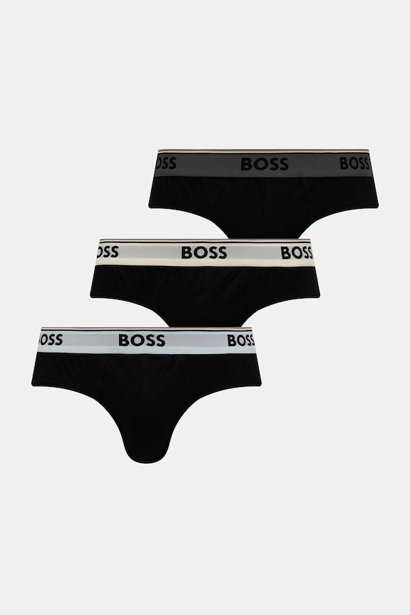 Slipy BOSS 3-pak Brief 3P Power čierna 50531681