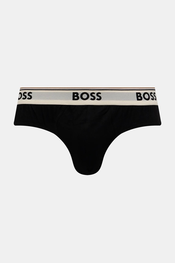 Oblečenie Slipy BOSS 3-pak Brief 3P Power 50531681 čierna
