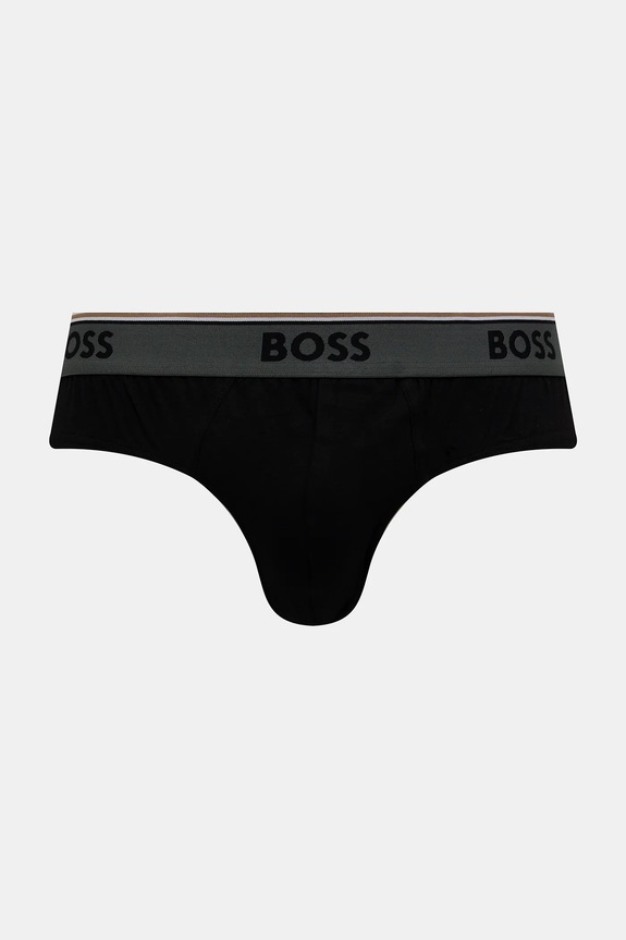 Slipy BOSS 3-pak Brief 3P Power čierna 50531681