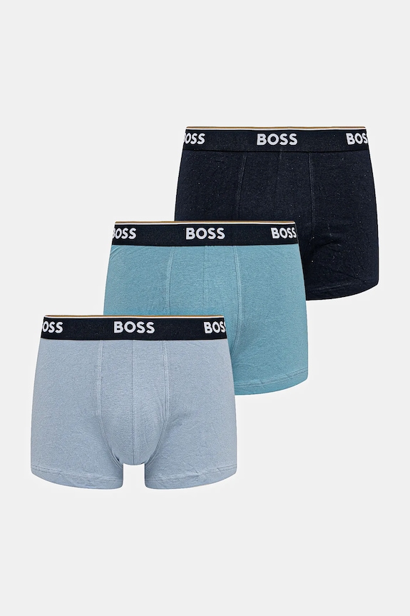 BOSS boxeri 3-pack Trunk 3P Power boxeri bleumarin 50531684