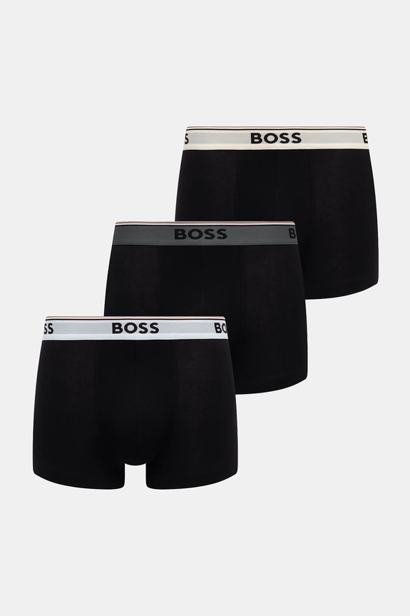 BOSS boxeri 3-pack Trunk 3P Power boxeri negru 50531684