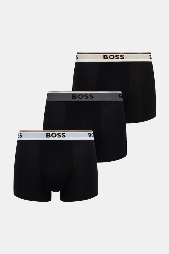 BOSS boxeri 3-pack Trunk 3P Power boxeri negru 50531684