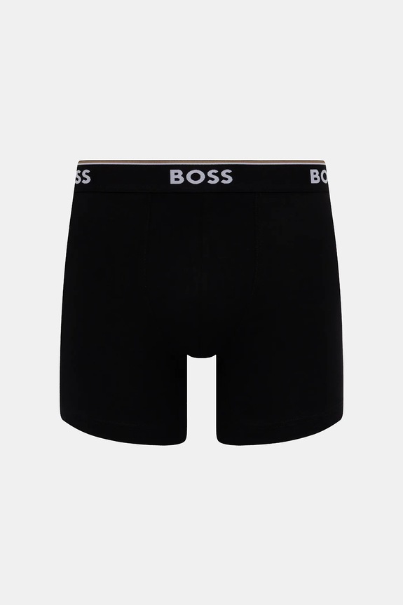 BOSS boxeri 3-pack BoxerBr 3P Power negru 50531691