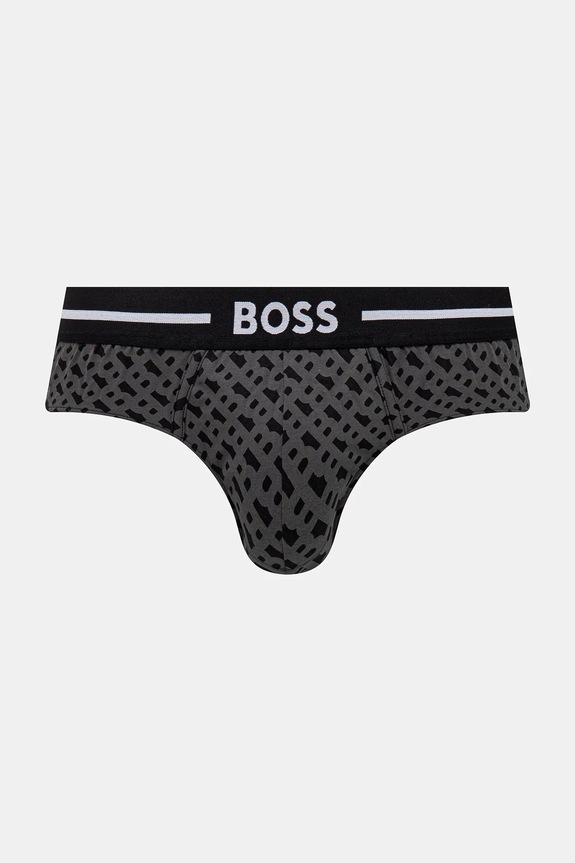 BOSS slipy 3-pack 50531706 czarny SS25