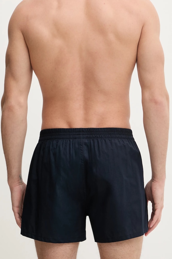 BOSS φαρδιά ανδρικά βαμβακερά μποξεράκια 2P Boxer S. CW Peach 2-pack 50515464 μπλε