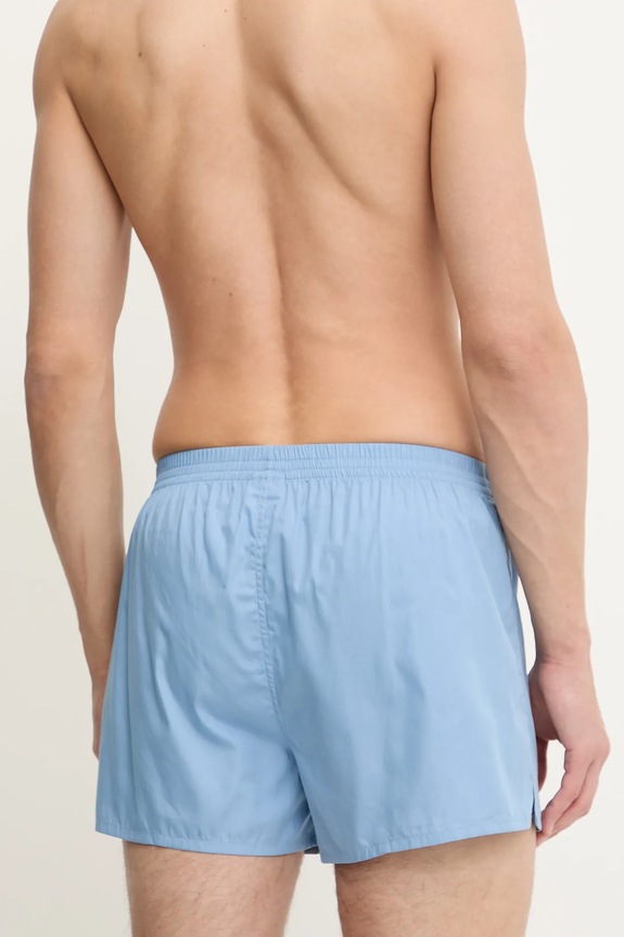 BOSS boxeri lejeri bărbătești din bumbac 2P Boxer S. CW Peach pachet de 2 albastru 50515464