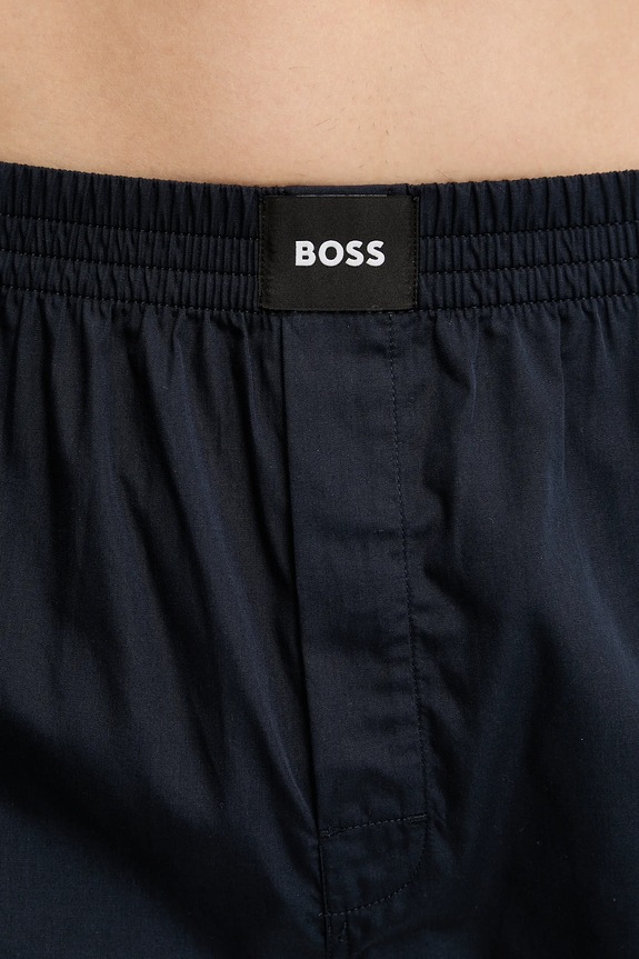 BOSS boxeri lejeri bărbătești din bumbac 2P Boxer S. CW Peach pachet de 2 50515464 albastru