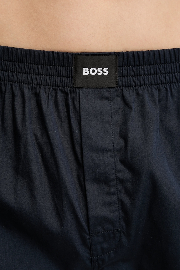 BOSS boxeri lejeri bărbătești din bumbac 2P Boxer S. CW Peach pachet de 2 50515464 albastru