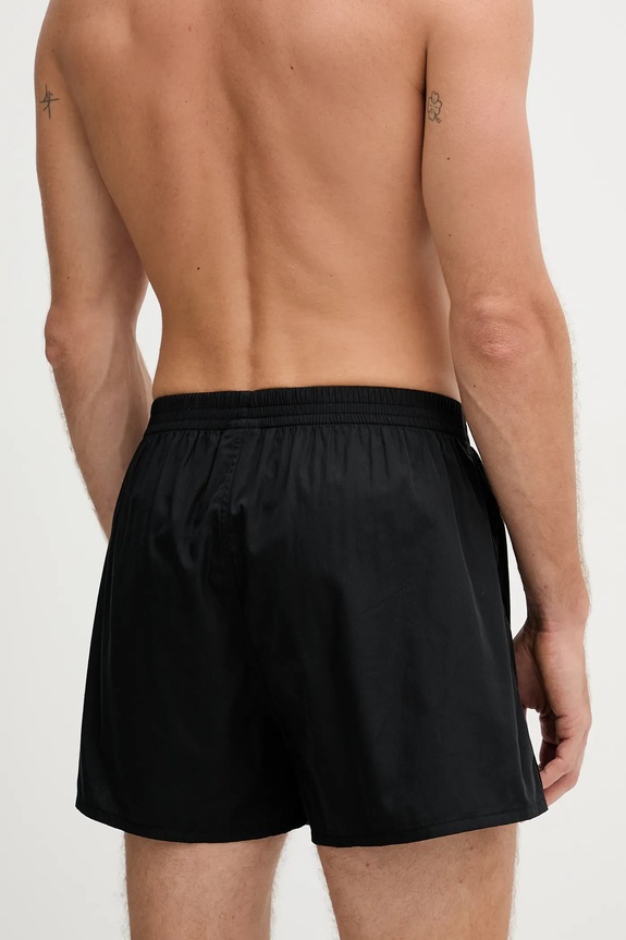 BOSS boxeri lejeri bărbați din bumbac 2P Boxer S. CW Peach pachet de 2 50515464 negru