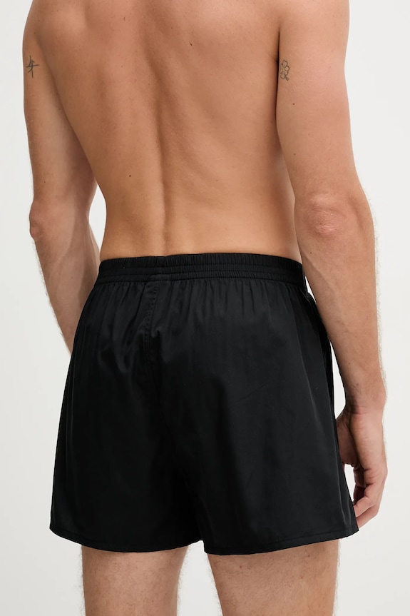 BOSS boxeri lejeri bărbați din bumbac 2P Boxer S. CW Peach pachet de 2 50515464 negru