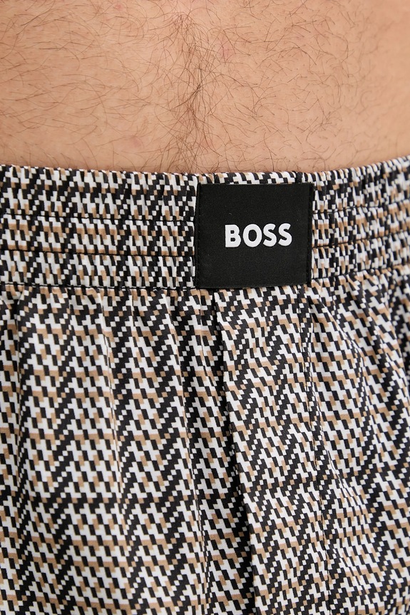 BOSS boxeri lejeri bărbați din bumbac 2P Boxer S. CW Peach pachet de 2 50515464