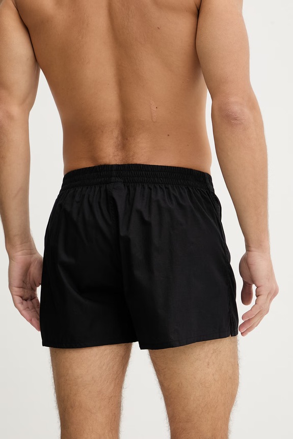 BOSS voľné boxerky pánske bavlnené 2P Boxer S. CW Peach 2-pak 50515464 čierna