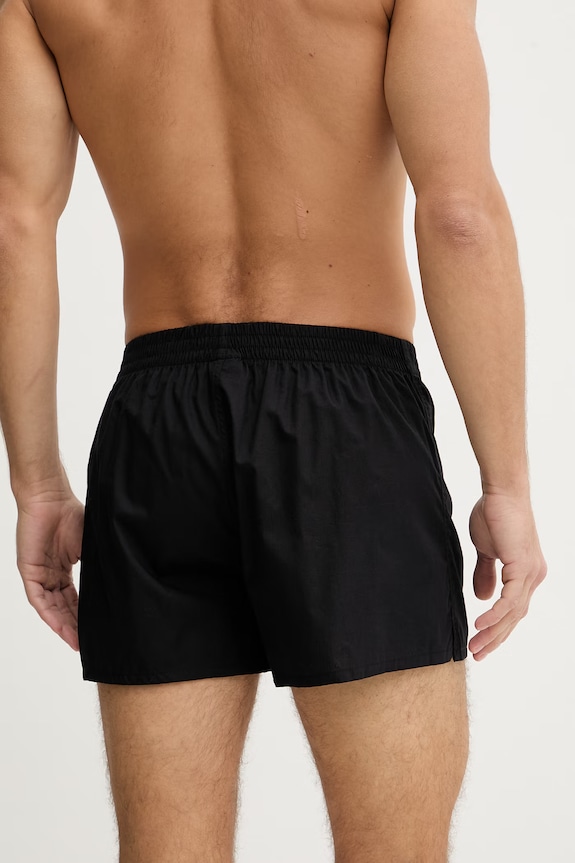 BOSS voľné boxerky pánske bavlnené 2P Boxer S. CW Peach 2-pak 50515464 čierna