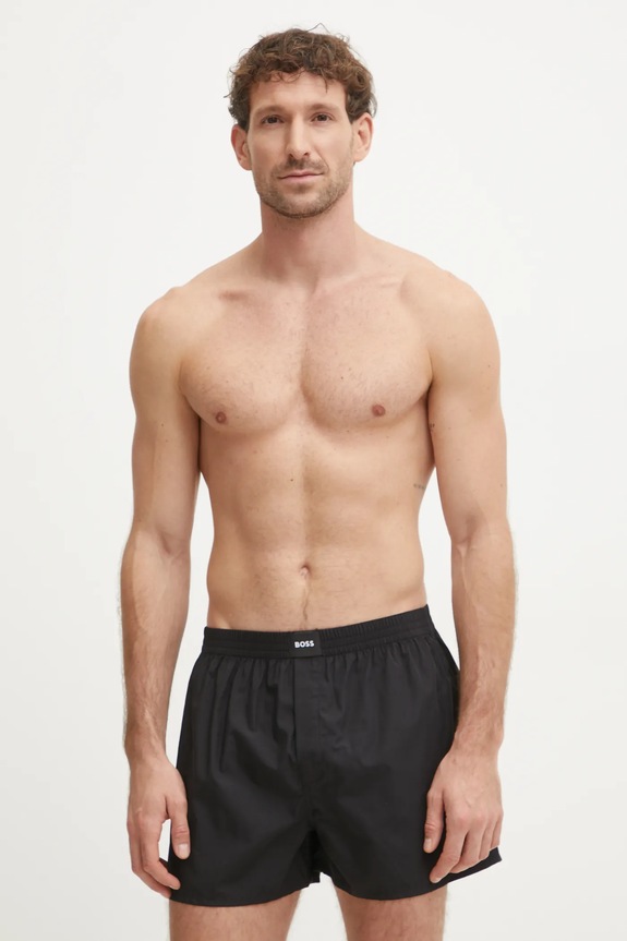 BOSS bokserki luźne męskie bawełniane 2-pack 50515464
