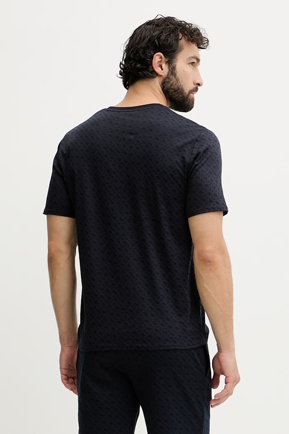 Odzież BOSS T-shirt lounge męski bawełniany 50535741 granatowy