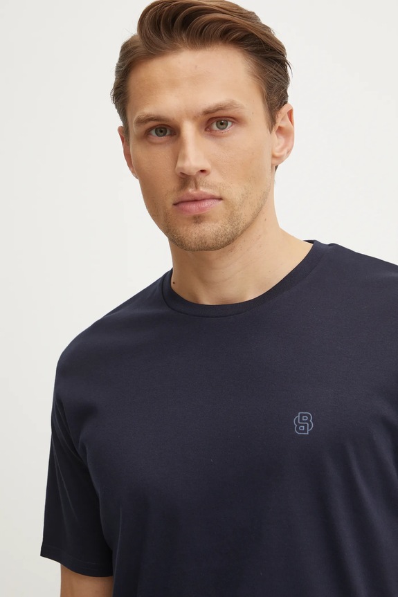 BOSS tricou loungewear bărbătesc din bumbac 50535741 bleumarin SS26