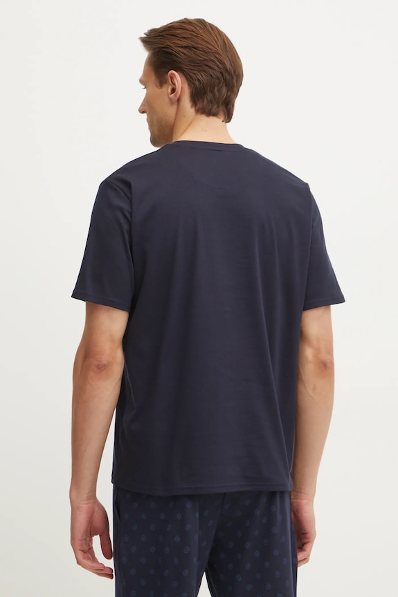 Îmbrăcăminte BOSS tricou loungewear bărbătesc din bumbac 50535741 bleumarin