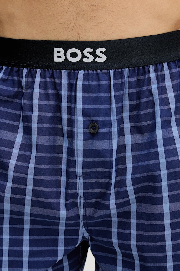 BOSS boxeri bărbați bumbac 2P Boxer Shorts EW pachet de 2 50535781